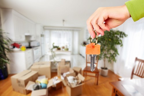 Packing and loading furniture for a Fulham home move using a van service