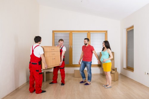 Boxes and packing materials used by Fulham packing experts