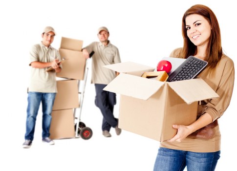 Organized office move in Fulham with labeled boxes and relocation planning