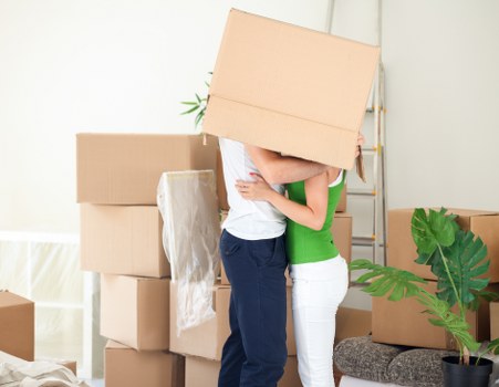 A small removals service completing a flat move in Fulham
