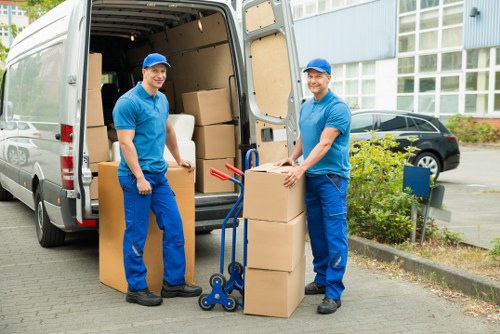 Charity donation partnership for reusable items from self storage