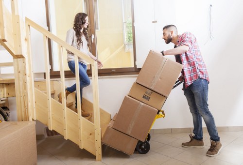 Careful handling of furniture during a Fulham house move