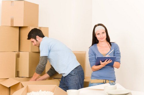 Office relocation setup for removals in Fulham